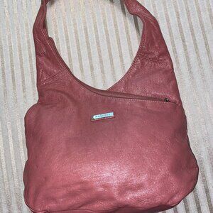 PINK ROSETTI SHOULDER BAG PEBBLED POLYURETHANE